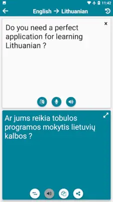 Lithuanian - English android App screenshot 5